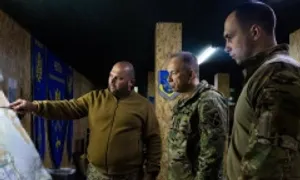 Tư lệnh Ukraine lần đầu gặp các chỉ huy mặt trận Pokrovsk